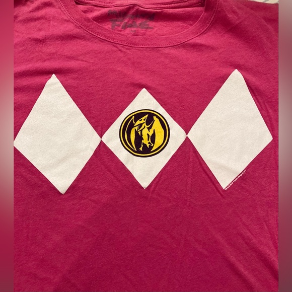 Mighty Fine Pink Ranger tee shirt - Picture 3 of 13